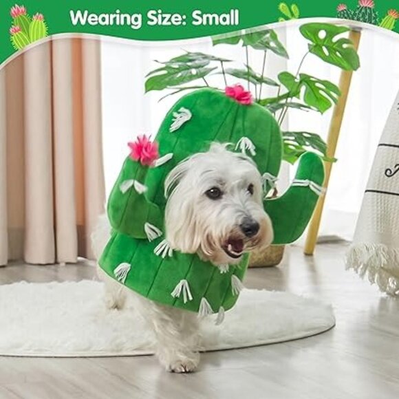Cyeollo Large Dog Costume Cute Cactus Dog Cosplay Funny Costumes Halloween - Picture 6 of 6